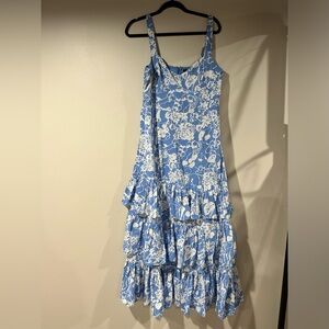 Abercrombie Drama Tier maxi dress